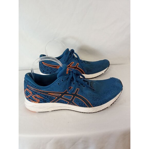 Asics Men's Feel Fast Blue White Orange Athletic Shoes Size 10 - Picture 6 of 11